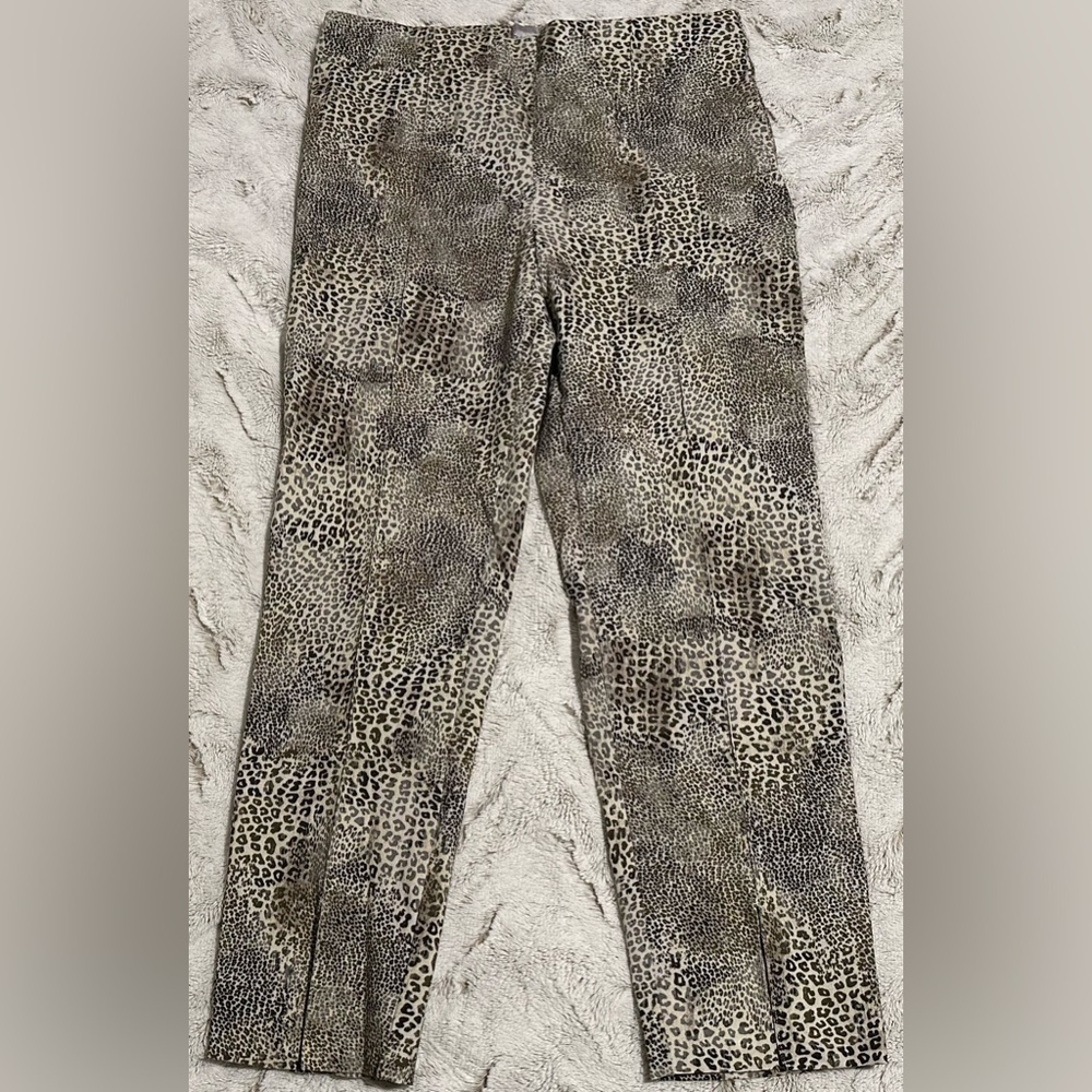 Sharon Young Leopard Cheetah Print Pants